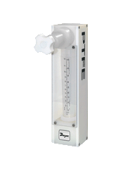 Dwyer TVA22010 All fluoropolymer flowmeter | 125 mm scale | 1/2" female NPT | flow rate 3.43 GPM (13 L/min) water.  | Blackhawk Supply