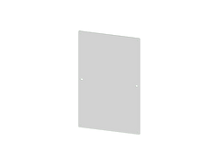 Saginaw SCE-6N6MP NEMA N/A | Subpanel, Flat Nema-1, 4H x 4W x 0D  | Blackhawk Supply