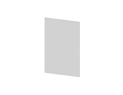 Saginaw SCE-10N10MP NEMA N/A | Subpanel, Flat Nema-1, 8H x 8W x 0D  | Blackhawk Supply