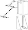 UBARM | Assembly for Remote Mounting OFF U & W actuators only. Contains 2 ball joints, 1 crank arm, 36