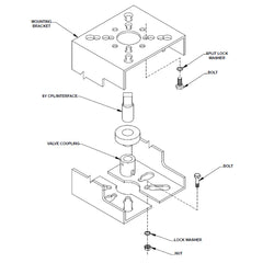 Belimo UBSP0008 Custom BV Retrofit kit | SY mount actuator  | Blackhawk Supply
