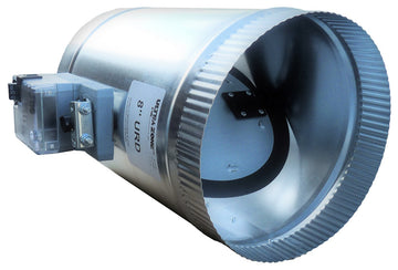 EWC Controls 20 URD 20 Inch Round Motorized Damper  | Blackhawk Supply