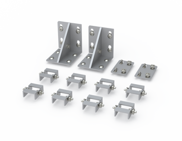 Saginaw URR700 Baying Kit for Joining Two Back to Back | 3.54"H x 11.61"W x 4.33"D  | Blackhawk Supply