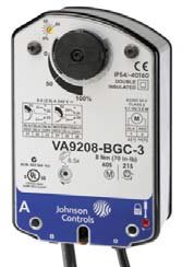 Johnson Controls VA9208-GGA-2 ROTARY ACTUATOR; 70 LB IN; (8N-M) SPRING RETURN DIRECT-COUPLED ACTUATOR  | Blackhawk Supply