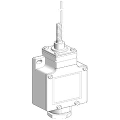 Telemecanique XCKL106H7 Limit switch, Limit switches XC Standard, XCKL, cats whisker, 1NC+1 NO, snap action, 1/2NPT  | Blackhawk Supply