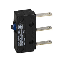 XEP4E1W7 | Microswitch, Limit switches XC Standard, miniature limit switch, flat plunger, 2.8 mm cable clip tags Pack of 5 | Telemecanique