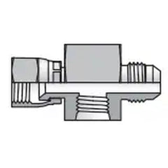 Parker 20-4 XHX6G5TP-S TRIPLE-LOK-GAGE PORT TEE  | Blackhawk Supply