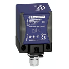 Telemecanique XS8C2A1DAM12 Inductive proximity sensors XS, inductive sensor XS8 40x40x70, PBT, Sn20 mm, 12...48 VDC, M12  | Blackhawk Supply