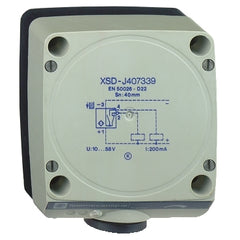 Telemecanique XSDH603629 Inductive proximity sensors XS, inductive sensor XSD 80x80x40, plastic, Sn60mm, 24 VDC, terminals  | Blackhawk Supply
