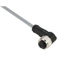 XXZAC117 | M12 conn cable 4 pins w/leds 16' Rt angle | Telemecanique