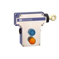 XY2CE1E296TK | Latching emergency stop rope pull switch, Telemecanique rope pull switches XY2C, cable XY2CE, 300 V AC, 10 A | Telemecanique