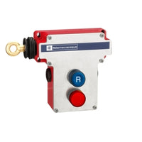 XY2CE2A196H7 | Latching emergency stop rope pull switch, Telemecanique rope pull switches XY2C, cable 300 VAC 10amp XY2CE+options | Telemecanique