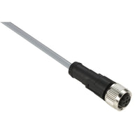 XZCPV1164L10 | Pre wired connectors XZ, straight female, M12, 5 pins, cable PVC 10 m | Telemecanique