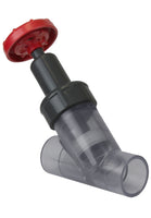1731-005CLSR | 1/2 PVC CLEAR Y-PATTERN VALVE REINFORCED FEMALE THREAD FKM | (PG:621) Spears