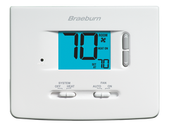 Braeburn 1025NC Builder Non-Programmable Thermostat Heat Only  | Blackhawk Supply