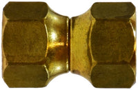 10481 | 1/4 FEMALE FLARE SWIVEL UNION, Brass Fittings, SAE 45 Deg Flare, Forged Swivel | Midland Metal Mfg.