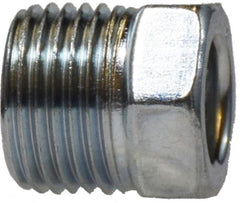 Midland Metal Mfg. 12011 3/8 ( 11/16-18 ) INV STEEL NUT, Brass Fittings, Brake Lines, Zinc Chromate Steel Nut  | Blackhawk Supply