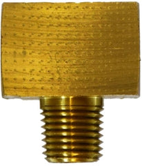 Midland Metal Mfg. 12101 1/4IF X 1/4IF X 1/8MIP BRNCH T, Brass Fittings, Inverted Flare, Male Branch Tee  | Blackhawk Supply