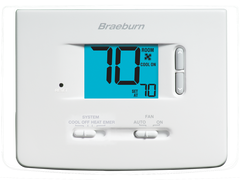 Braeburn 1220NC Builder Non-Programmable Thermostat 2H / 1C  | Blackhawk Supply