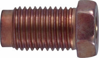 12260 | 3/16 BRITISH 3/8-24 BUBBLE INV NUT, Brass Fittings, Brake Lines, Metric tube nuts 1 | Midland Metal Mfg.