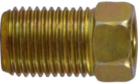 12262 | 3/16 JAPANESE M10X1.0 INV NUT, Brass Fittings, Brake Lines, Metric tube nuts 1 | Midland Metal Mfg.