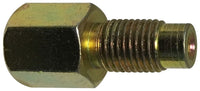 12329 | M9X1.0 METRIC INV MALE X 3/8-24 FE, Brass Fittings, Brake Lines, Dual Master Cylinder Adapter | Midland Metal Mfg.