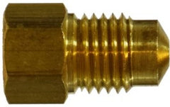 Midland Metal Mfg. 12341 3/16X12-1.0 ADP STD TO MET BUBBL, Brass Fittings, Inverted Flare, Adapter Standard to Metric Bubble  | Blackhawk Supply