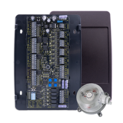 iO HVAC Controls ZP4-ESP iO HVAC Controls 4-Zone Universal (3H/2C) Zone Panel with built in ESP functionality includes pressure sensor  | Blackhawk Supply