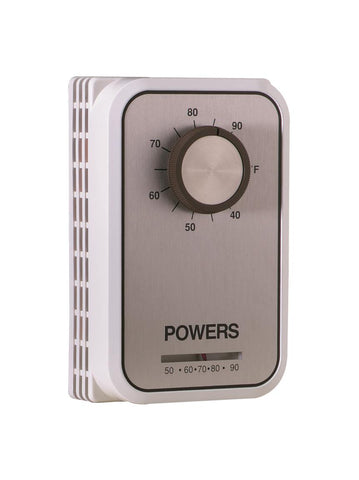 Siemens 134-1085 Room Temp Thermostat, Electric Line Volt, Concealed or Exposed, Heat and Cool  | Blackhawk Supply