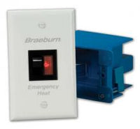 149090 | Emergency Heat Switch - Lighted Rocker Switch | Braeburn