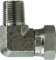 1501126 | Hydraulic Steel Pipe Swivels NPSM Male Pipe Elbow Swivel Adapter | Midland Metal Mfg.