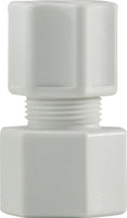 17145P | 1/4 X 1/8 (COMP X FIP WHT NYLN ADPT), Plastic Fittings, Plastic Compression Fittings, Female Connector | Midland Metal Mfg.