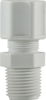 17180P | 1/4 X 1/4 (COMP X MIP POLYPROP ADPT), Plastic Fittings, Plastic Compression Fittings, Male Connector | Midland Metal Mfg.