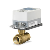 Siemens 171A-10302S 2W 1/2", 1Cv ball valve assembly, stainless steel ball and stem, floating NSR  | Blackhawk Supply