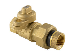 Jomar 241-004D 175-LWIN, 3/4", Utility Gas Ball Valve, Full Port, 175 PSIG, with Insulated Tail Piece  | Blackhawk Supply