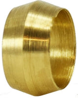 18007 | 1/2 COMPRESSION SLEEVE, Brass Fittings, Compression, Brass Sleeve | Midland Metal Mfg.