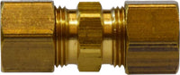 18066D | 3/8 DRILLED THRU UNION, Brass Fittings, Compression, Drilled thru union | Midland Metal Mfg.