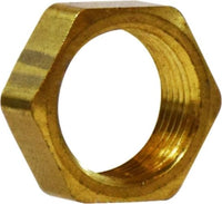 18097 | 1/4 BULKHEAD COMPRESSION NUT, Brass Fittings, Compression, Bulkhead Nut | Midland Metal Mfg.