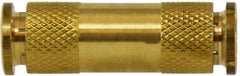 Midland Metal Mfg. 20017 1/8 PUSH-IN UNION CONNECTOR, Brass Fittings, Brass Push In Fittings, Union Connector  | Blackhawk Supply