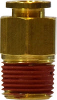 20039 | 1/4 X 1/16 MALE CONNECTOR, Brass Fittings, Brass Push In Fittings, Male Connector | Midland Metal Mfg.