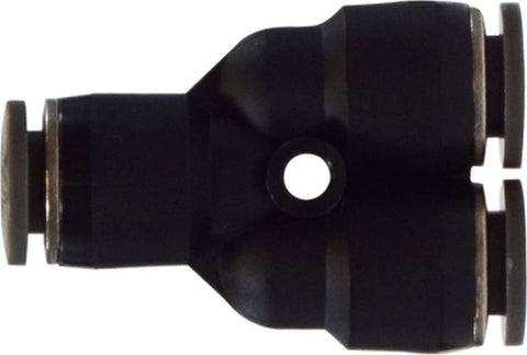 Midland Metal Mfg. 20182C 5/16 P-IN COMPOSITE Y, Brass Fittings, Composite Body Push In Fittings, Union Y Connector  | Blackhawk Supply