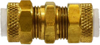 20200 | 3/8 X 1/4 REDUCNG POLY-FLO UNION, Brass Fittings, Flareless, Union | Midland Metal Mfg.
