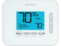 2230 | Universal 7, 5-2 Day or Non-Programmable, 2H / 1C W 4.4 Sq In Display | Braeburn