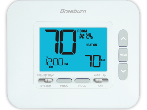 Braeburn 2230 Universal 7, 5-2 Day or Non-Programmable, 2H / 1C W 4.4 Sq In Display  | Blackhawk Supply