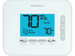 Braeburn 2030 Universal 7, 5-2 Day or Non-Programmable, 1H / 1C W 4.4 Sq In Display  | Blackhawk Supply