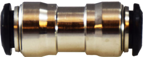 Midland Metal Mfg. 20601N 6MM UNION N-PLTD, Brass Fittings, Nickel Plated Push In Fittings, METRIC UNION  | Blackhawk Supply