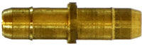 21007 | 3/8 X 1/4 SNGL BARB UNION, Brass Fittings, Single and Double Barb, Union | Midland Metal Mfg.