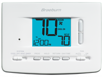 2220 | Economy Universal Programmable Thermostat 2H / 2C | Braeburn