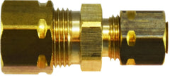 Midland Metal Mfg. 26065 5/16 COMP UNION W/26004, Brass Fittings, Compression, Captive Sleeve Nut  | Blackhawk Supply