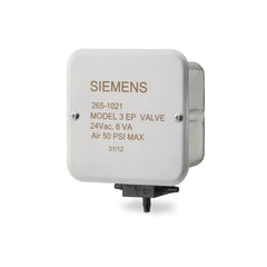 Siemens 265-1022 Electric-Pneumatic Valve, 120VAC, w/Junction Box  | Blackhawk Supply
